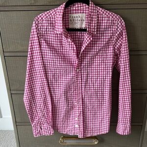 Frank & Eileen Pink Gingham Shirt